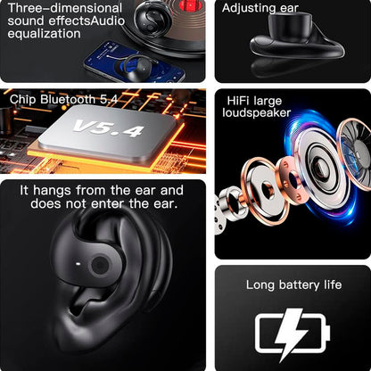 Auriculares Traductores Inteligentes 3 en 1 – Traducción en Tiempo Real | Negro